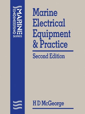 cover image of Marine Electrical Equipment and Practice
